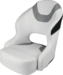 Picture of Wise Seating 33141782 Baja Series Bucket Seat White Grey Black