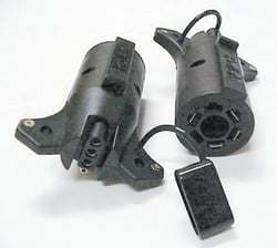Picture of Pollak 12-716EV 7-Way RV Blade to 4-Way Flat Trailer Wiring Adapter