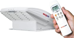 Picture of Maxxair 00-07000K MaxxFan Deluxe RV Roof Vent Fan with Remote Control White
