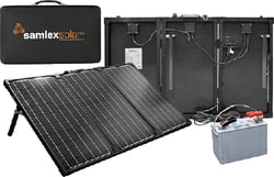 Picture of Samlex MSK-135 135W Portable Solar Charging Kit with Charge Controller