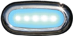 Picture of Scandvik 41362P LED 12V Surface Mount Courtesy Light Blue