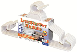 Picture of Tri-Lynx 1200W Stay-Put Clothes Hanger White 6-Pack for RV Camper