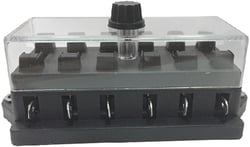 Picture of WirthCo 30111-7 ATO/ATC Fuse Block 6 Position with Dust Cover
