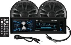 Picture of Boss Audio Systems MCBK634B.6 Bluetooth Marine Receiver Package with 6.5" Speakers
