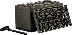 Picture of Camco 44525 FasTen RV Leveling Blocks with T-Handle - 10 Pack