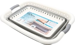Picture of Camco 51903 Collapsible Utility Basket Large White/Gray