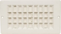 Picture of Valterra A103364VP Floor Register with Damper 4" x 8" White