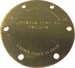 Picture of Johnson Pumps 0142441 End Cover for F7B Engine Cooling Pump
