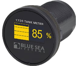 Picture of Blue Sea Systems 1739 Mini OLED Tank Level Monitor 12V/24V Yellow