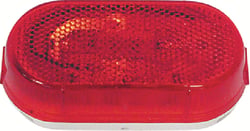 Picture of Anderson Manufacturing 108-15R Red Oval Clearance Side Marker Replacement Lens