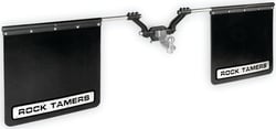 Picture of Cruiser Accessories 00110 Rock Tamers Adjustable Mudflap System 24x24 Matte Black