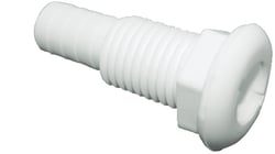 Picture of T-H Marine TH1202DP Straight Thru-Hull Fitting for Marine Hose - White