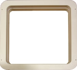 Picture of Vent Line By Dexter VA0445-26 Ceiling Garnish 2-1/8" Leg Birch White 14-1/4" x 14-1/4"