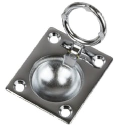 Picture of Sea-Dog Line 2224101 Ring Pull Chrome Plated Brass Cabinet Door Handle