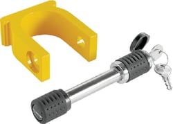 Picture of Wesbar 63251 Fifth Wheel King Pin Lock with High-Visibility Yellow Finish