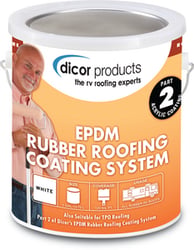 Picture of Dicor RPCRCT1 Acrylic Roof Coating for EPDM Rubber Roofs - Tan