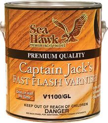 Picture of Seahawk Paints V1100PT Captain Jack's Fast Flash Varnish Pint