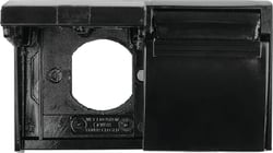 Picture of JR Race Car 0512115 Weatherproof Duplex Outlet Cover Black