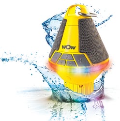 Picture of Wow Sports 19-9000 Waterproof Bluetooth Speaker with 360° Sound & LED Lights
