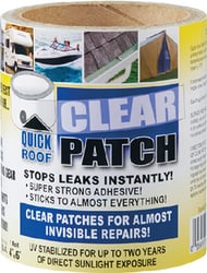 Picture of Co-Fair QRCP46 Quick Roof Clear Waterproof Repair Patch Tape 4" x 6'