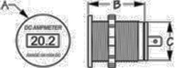 Picture of Sea-Dog Line 421620-1 Round OLED DC Amp Meter 0-100 Amp