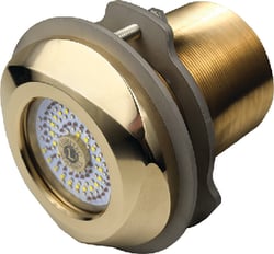 Picture of Lumitec 101448 Seablaze Typhoon Dual-Color Surface Mount Underwater Light White/Blue