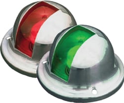 Picture of Sea-Dog Line 4001601 Stainless Steel Side Mount Navigation Lights Pair