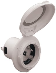 Picture of ParkPower by Marinco 304ELBRV 30 Amp 125V Contoured Power Inlet