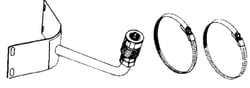 Picture of EZ-Steer EZ50020 Long-Shaft Bracket Assembly for Auxiliary Outboard Motors 3 Inch