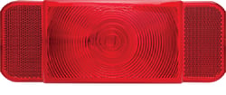 Picture of Optronics AST60BP Red Replacement Tail Light Lens RV Passenger Side