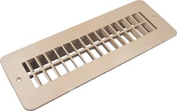 Picture of Thetford 94258 Floor Register 2x10 RV Vent No Damper Tan