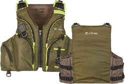 Picture of Full Throttle 12060040007020 Pike Paddle Sports Life Vest Green 2X/3X
