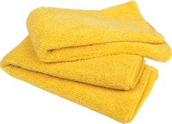 Picture of Buffalo Tools 65013 Microfiber Detail Towels 20" x 20" Yellow 15-Pack