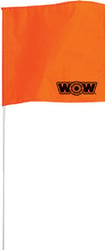 Picture of Wow Sports 195110 Water Sports Safety Flag 24 Inch Orange Poly