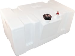 Picture of Moeller 031527 18-Gallon Non-EPA Topside Marine Fuel Tank White