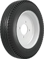 Picture of Loadstar Tires 30560 K353 Bias Trailer Tire and Wheel Assembly 480-12 5 Lug White