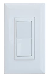 Picture of Diamond Group DG52595VP Speed Box Decor Rocker Switch with Cover 15 Amp White