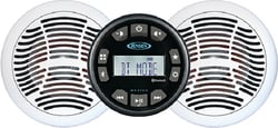 Picture of Jensen JMS3SPKG AM/FM Bluetooth Marine Stereo with Speakers Weatherband USB