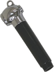 Picture of Scandvik 10297 Straight Push-Button Shower Sprayer Handle with Brass and ABS Construction