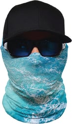 Picture of Yachter's Choice Products 48001 Face Guard Neck Gaiter Waves Pattern