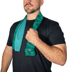Picture of Yachter's Choice Products 48101 Heat Guard Cooling Towel Green