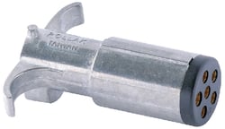Picture of RV Designer P604 Die-Cast Metal 6-Way Round Trailer Connector Plug
