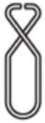 Picture of Sea-Dog Line 3281951 Sea-Dog 3281951 Stainless Flag Pole Hole Mount Pennant Clips, 4/Set
