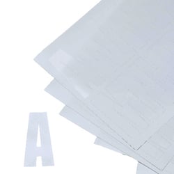 Picture of Seachoice 77121 Marine Letter and Number Kit 148-Piece White