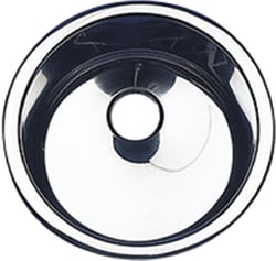 Picture of Scandvik 10241 Stainless Steel Cylindrical Sink 11.5" x 7" Mirror Finish