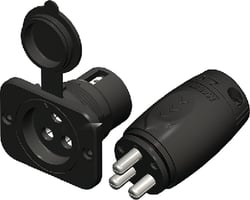 Picture of AFI 12VCPS3 Marinco 70A Trolling Motor Plug and Receptacle Set