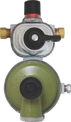 Picture of Marshall Excelsior Co. MEGR253HPPT15 Two-Stage Automatic Changeover LP Gas Regulator with 15" Hose