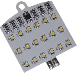 Picture of Diamond Group DG72432VP 921 LED Bulb Flat Back Wedge 180 Degree 2-Pack