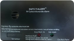 Picture of MTI Industries SA340BL Carbon Monoxide Alarm with Sealed Lithium Battery for RV