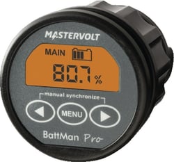 Picture of MasterVolt 70405070 BattMan Pro Battery Monitor 12/24V DC IP65